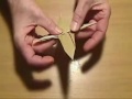 Оригами видеосхема боевого самолета часть 2