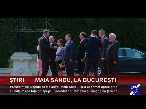 Maia Sandu, la București