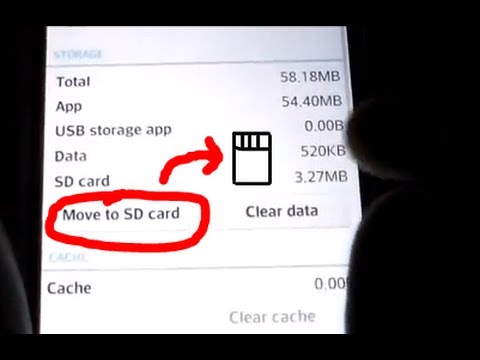 how to move facebook from phone to sd card