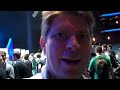classic game room reports from the nintendo conference where the nintendo 3ds was announced. cgr was able to briefly play with a 3ds and it's the real deal. true 3d without the glasses, it's like you're peering down into the screen because it has depth. it looks surprisingly cool and will blow away many skeptical people when they see it. games announced are kid icarus and other top shelf nintendo titles and 3rd party releases. check out a shot of zelda in the background as well as the flying hd camera overhead which is a sony hdcam.