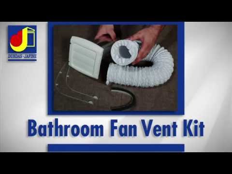 how to vent a bathroom vent fan