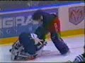 Hockey - Fights - Dan Cloutier & Sammy Salo
