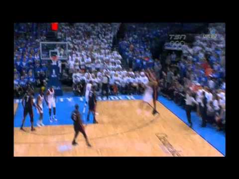 Battier - Shane Battier 17 points (5 3 pointers) vs Oklahoma city Thunder full highlights GM2 2012 NBA FINALS 06.14 game 2 miami heat beat series 1 1 incredible dunk p...