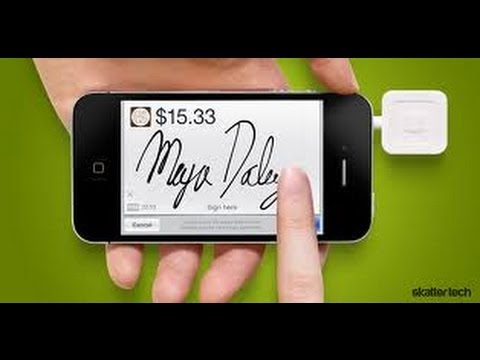 Square Card Reader Unboxing & App Showing