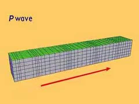 Geophysics compressional  wave movement