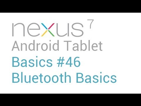 Bluetooth tips - In this video I show you some of the basics of using Bluetooth on the Nexus 7 and transferring a file from one device to another. In this continuing series o...