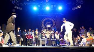 J Smooth vs Fire Bac – Funk Stylers Battle 2016 POPPIN Quarter final