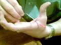 Shallow hand piercing