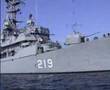 Hellenic / Greek Navy Destroyer Nearchos D-219  from Harbour
