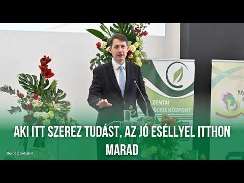 Dr. Pásztor Bálint, a MATE kertészmérnöki képzése 30 éves zentai fennállásán elmondott beszéde-cover