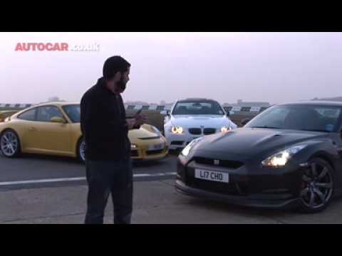 Video: Autocar Pits Nissan GT R Aganist BMW M3 & Porsche 911 GT3 Photo Video: Autocar Pits Nissan GT R Aganist BMW M3 & Porsche 911 GT3