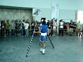 chun li sentando a porrada no larp do superhero con 2008