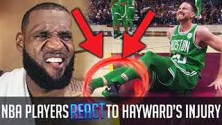 NBA Players REACT To Gordon Hayward BREAKING HIS L