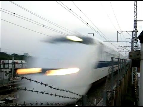 新幹線の通過！激迫力！