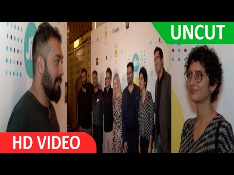 UNCUT: INDIA PREMIERE OF GOOGLE 1ST CROWD SOURCED FOOTAGE FILM WITH ANURAG KASHYAP