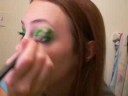 neon green using kryolan and beauty frrom the earth