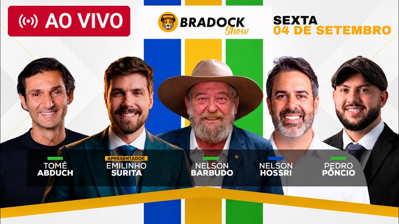 🔴 O AGRO SUSTENTA O BRASIL, MAS QUEM ESTÁ TENTANDO DERRUBÁ-LO? | Bradock Show 04/09/2026