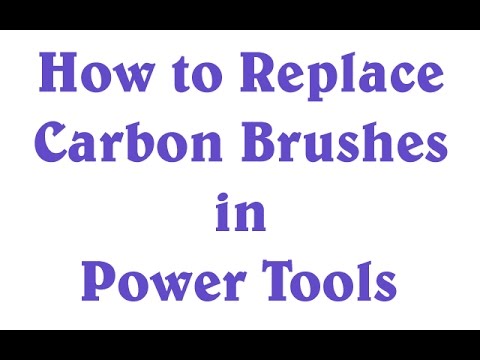 How to Replace Brushes on Power Tools