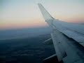 Boeing 737-800 Ryanair landing at Girona, Catalonia, Spain