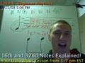 Understanding 16th Notes and 32nd