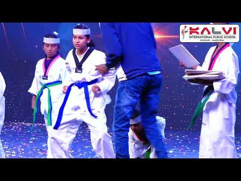 Annual Day 2025 | Taekwondo | Kalvi International Public School - Nagari, Madurai.