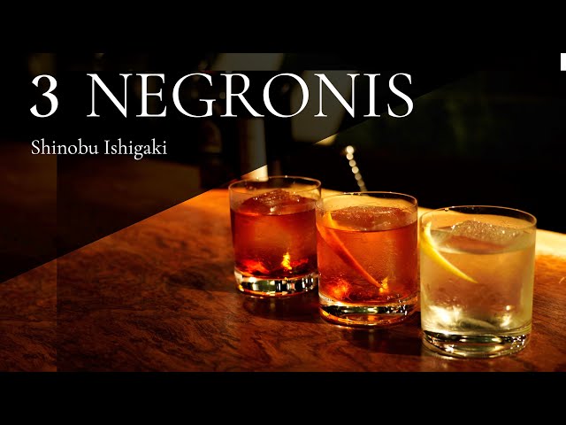 3 NEGRONIS, Bianco, Chocolate, Original / 3ネグローニ