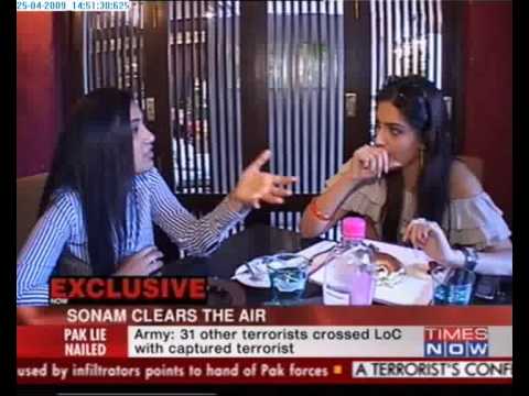 Sonam Kapoor Clears The Air