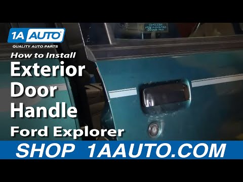 How To Install Repair Replace Exterior Door Handle Ford Explorer 98-04 1AAuto.com