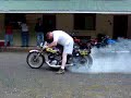 Chainsaw burnout Chainsaw burnout