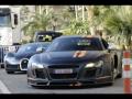 2010-05-22 | Supercars: Monaco vs. Dubai ~> Mercedes SLR Stirling Moss, Ferrari F430, Aston Martin DB9, Bugatti Veyron, Ferrari 599 GTB, Gemballa Mirage GT, 2 Ferrari Enzo, 2 Mercedes SLR ... ()