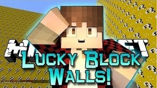 Minecraft: Lucky Block Walls Part 1 of 2! Modded Mini-Game w/Mitch&Friends!