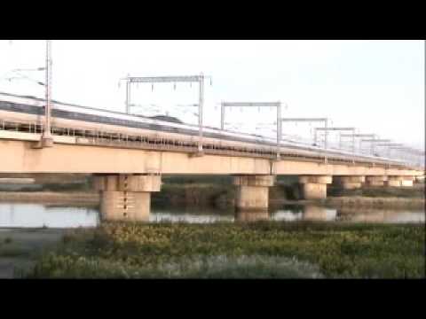 山陽新幹線　0系／500系の走行風景