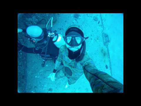 free diving - While Free-diving to 100-ish feet and beyond, I have some fun with those who require bottled air (scuba) to explore those depths.