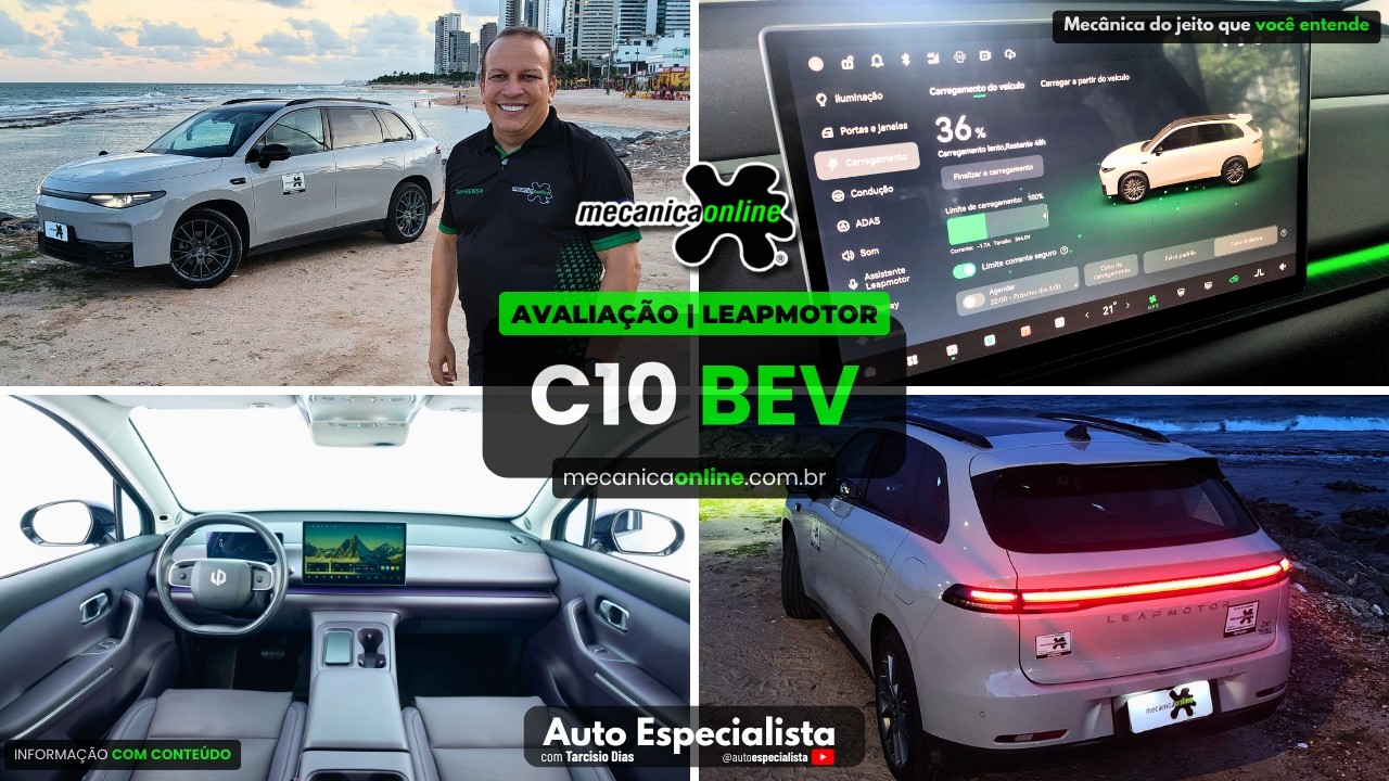 O SUV elétrico gigante da Stellantis chegou! Conheça o Leapmotor C10 BEV