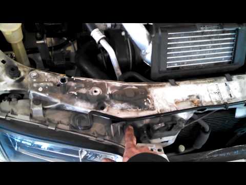 Radiator replacement 1999 Mazda Millenia S Install Remove Replace