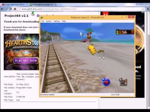 how to play pokemon snap on emulator