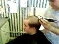 Ross getting his hair shaved off Ross getting his hair shaved off