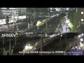 Comparing 5DmkII & XR500V カメラ画質比較試験 (ドクターイエロー 夜間走行 )