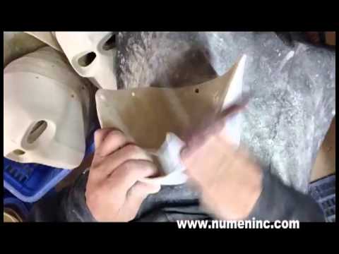 how to apply fiberglass