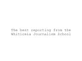 Whitireia Journalism School