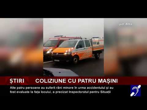 Coliziune cu patru mașini