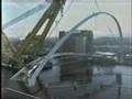 Hercules carrying the Gateshead Millenium Bridge