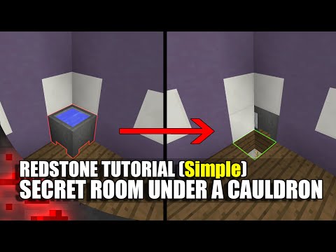 video-linktoworks-Minecraft: Simple Secret Room Underneath A Cauldron ...