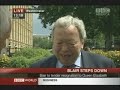 PRIME MINISTER TONY BLAIR LEAVES NUMBER 10 FOR THE LAST TIME PRIME MINISTER TONY BLAIR LEAVES NUMBER 10 FOR THE LAST TIME