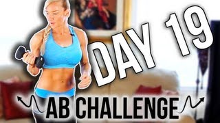 AB CHALLENGE Day 19 Intense Ab Workout!