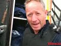 Srgt Tony Willis demonstrates police equipment