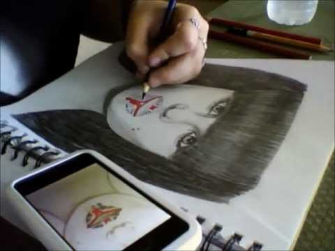 how to draw jessie j lips