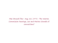 Mae Brussell-Aug. 25, 1971 pt. 2