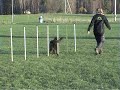 Lite slalomträning! Lite slalomträning!