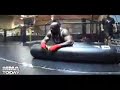 Kimbo Slice training Grappling Techniques with Tompkins